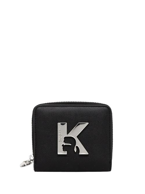 Portafoglio piccolo nero Karl Lagerfeld jeans | A1W32112999